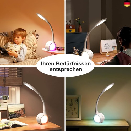 WILIT LED Schreibtischlampe Kinder, Schreibtischlampe Farbwechsel - Bild 6 von 7