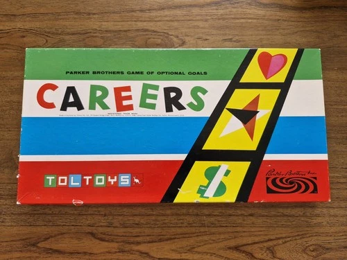 Vintage Careers Board Game Parker Brothers – Complete Set – Retro Family Game