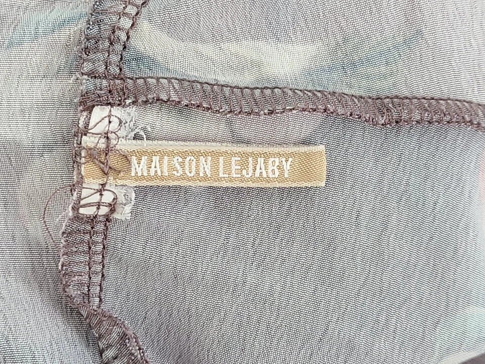 Maison Lejaby Nufit Garden Printed Camisole + Shorty Set Floral Purple Sz S - Image 4 of 4