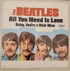 The Beatles Picture Sleeve 45 RPM All You Need Is Love Excellent Cond See Photos