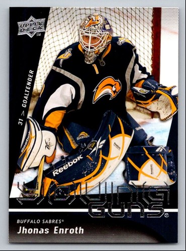2009-10 UPPER DECK YOUNG GUNS JHONAS ENROTH ROOKIE BUFFALO SABRES #239