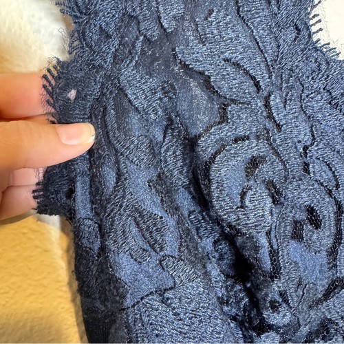 Tadashi Shoji blau Spitze Mini Etui-Kleid Damen 10 ärmellos klassisch formell - Bild 3 von 11