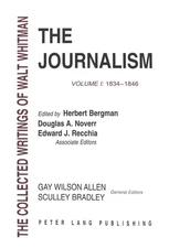 The Journalism: Volume I: 1834-1846 (Journalism, 1834-1846)