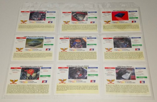 1992 Collect-A-Card Muscle Cars Trading Card Set * BUY 2 GET 2 FREE - Picture 9 of 24
