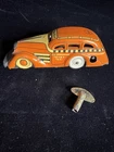 Vintage Marx Tin Litho Wind-Up "Tricky Taxi" Toy Car w/ Key - Working 1930s