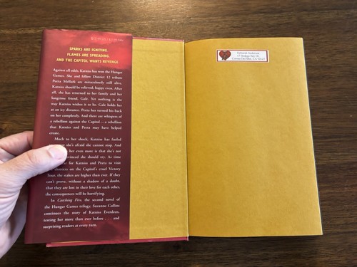 Catching Fire by Suzanne Collins 1st Edition First Printing 2009 Hardcover - Picture 8 of 10