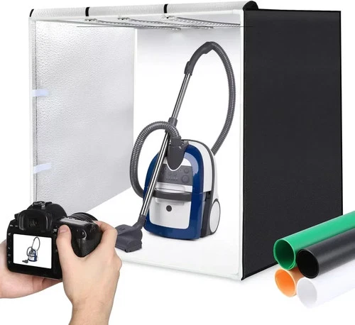 PULUZ 80cm Pro LED White Light Photo Studio Folding Lighting Shoot Tent Box Cube