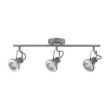 Hampton Bay 3-Light Brushed Nickel LED Track Lighting Kit 1002 089 232