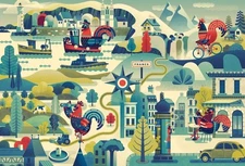 Pack Blocs Coq Français NFTimbre 5 2025 Blocs 5.1 5.2 5.3 5.4 Épuisé 2025 