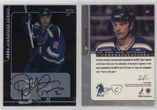 2000-01 ITG Be A Player Signature Series Auto Al MacInnis #28 Auto HOF