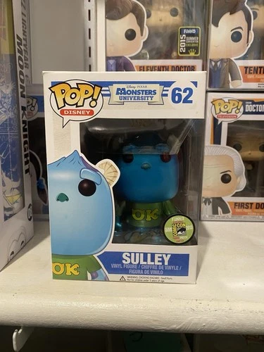 Funko Pop! Disney Pixar 62 Monsters University Sulley SDCC 2013 LE 480 Metallic