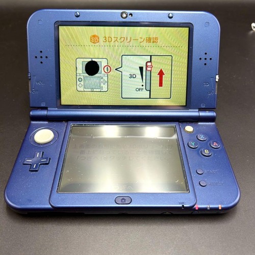 New Nintendo 3DS XL LL Metallic Blue Console Excellent w/Box - Fast Ship!! - Picture 3 of 10