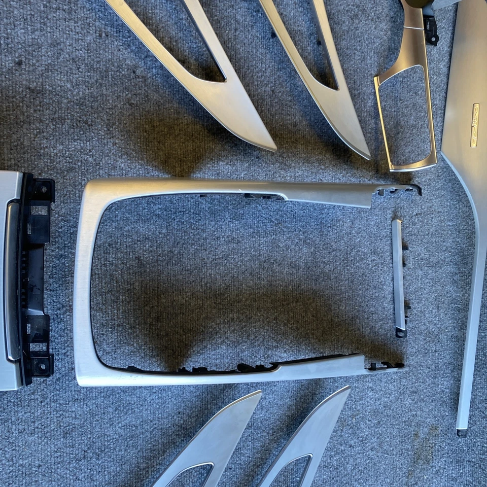 AUDI A6 C7 INTERIOR SILVER TRIM SET DOOR CARD DASHBORD TRIMS  2011-2018 - Image 4 of 4