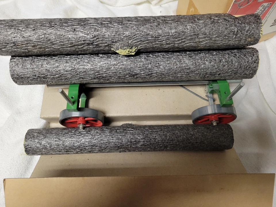 Винтажный Mamod Lumber Wagon LW.1 Сделано в Англии Живой Пар  - Изображение 2 из 4