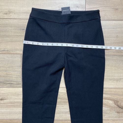 Club Monaco Womens Slim Fit Kick Flare Leg Pants Size 0 Black - Picture 3 of 12