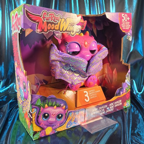FurReal Friends Moodwings Baby Dragon Interactive Pet Toy Purple Multicolor - Picture 4 of 17