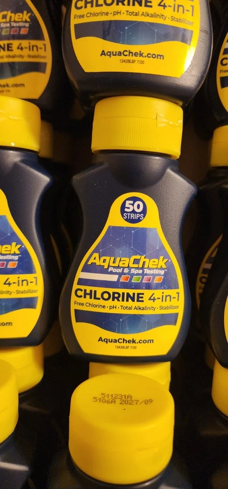 🔥VENDA🔥25PACOTE Tiras de teste Aquacheck 25PACOTE 🔥VENDA🔥(50 tiras em cada garrafa) - Imagem 2 de 3