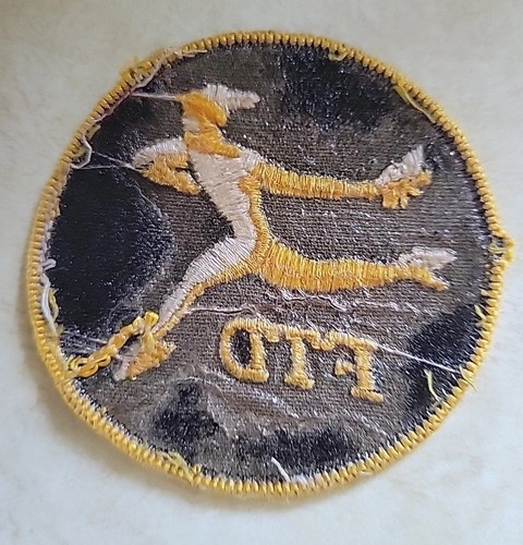VINTAGE 1970'S FTD FRESH FLOWER COMPANY UNIFORM EMBROIDERED PATCH 3" DIAMETER - Picture 2 of 2