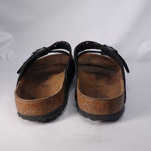 Birkenstock Arizona Vegan Regular Fit Birko Flor Black US 12 EU 45 Birkibuc - Bild 4 von 9