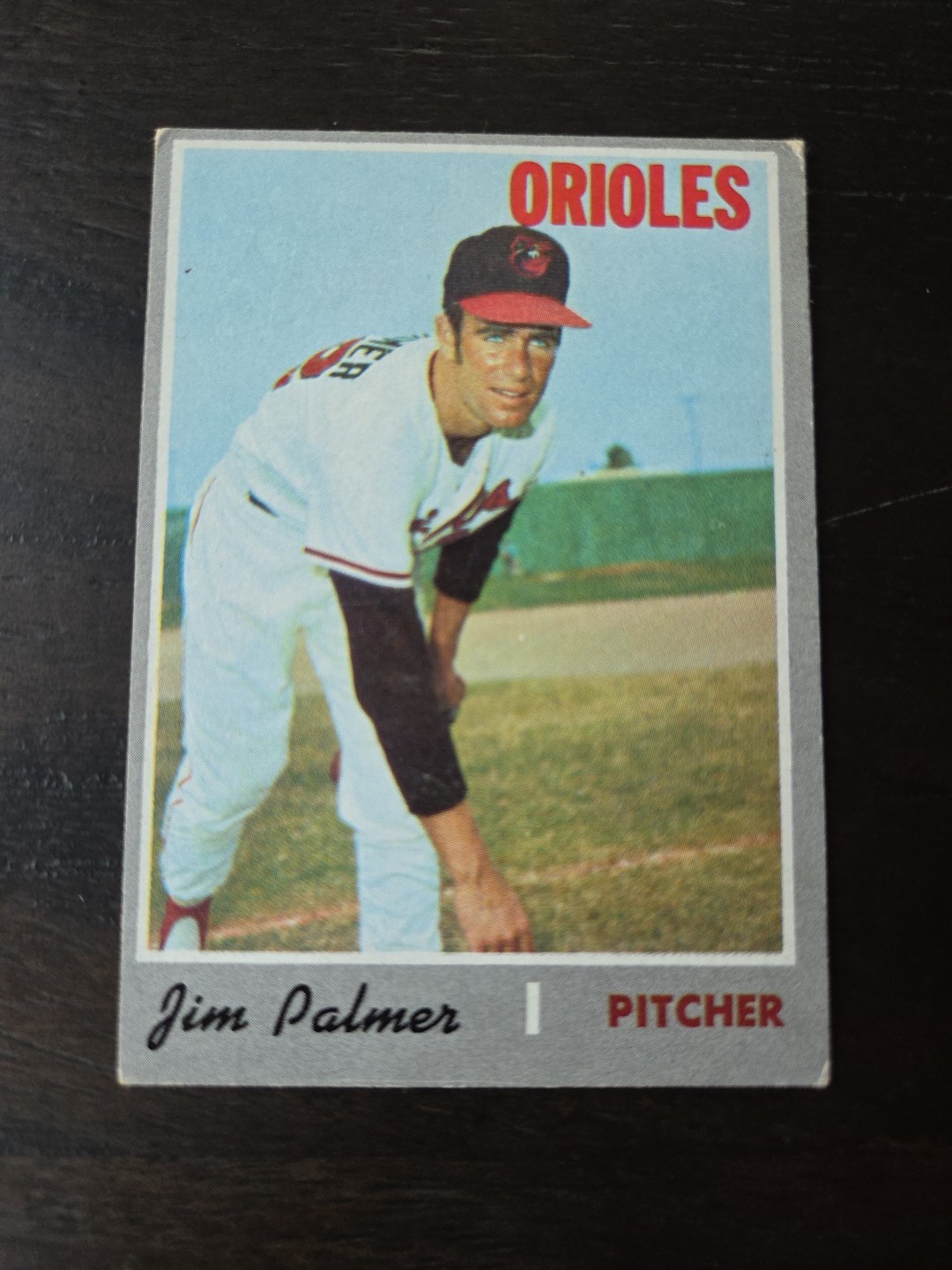 1970 Topps Baseball Card #449 Jim Palmer Baltimore Orioles.  G18