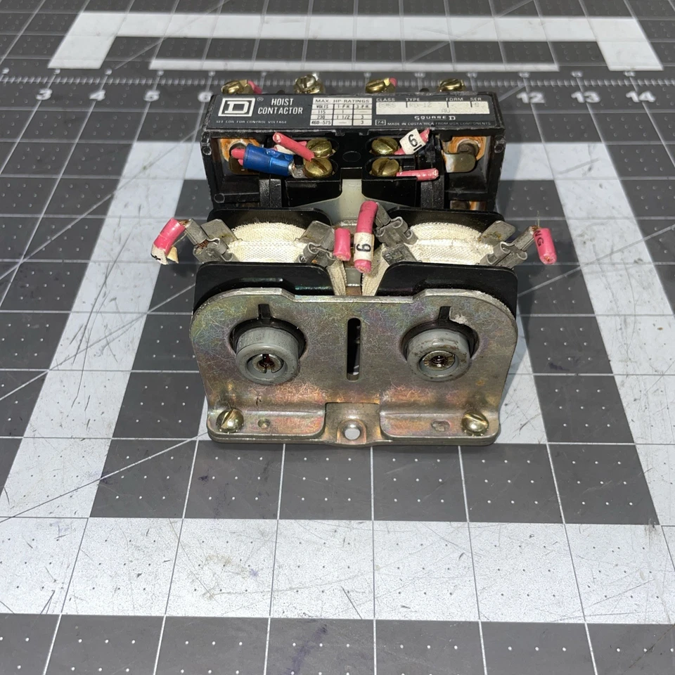 Contactor Polipasto Cuadrado D Clase 8965 Tipo R012 Serie B BUEN ESTADO ENVÍO RÁPIDO Foto 3 de 4