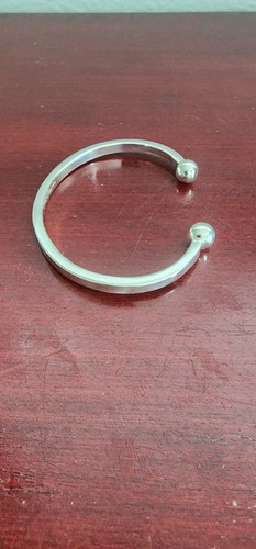 VINTAGE TV-124 MEX. 925 STERLING SILVER CUFF BRACELET. MEXICO. 7"(1") .20.42GRS - Picture 2 of 8