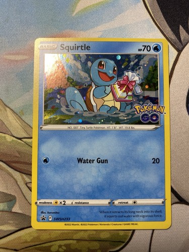 Squirtle SWSH233 SWSH : Cartes promo Épée et Bouclier Cosmique Holo NM - Photo 2/3