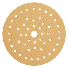 Mirka Goldmultifit 6 Inch P320 Grit Vacuum Sanding Disc, 50 Pieces