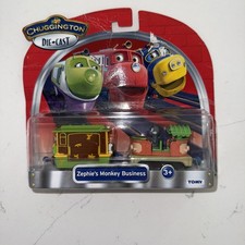 Chuggington Diecast Zephie's Monkey Business Train Car Learning Curve - Box Wear