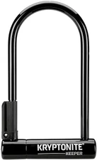 Kryptonite Keeper U-Lock 4x8" | Hardened Steel, Anti-Rotation Double Deadbolt,
