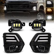 Led Drl Daytime Running White Fog Light W Wire For Chevrolet Colorado 2023-2025