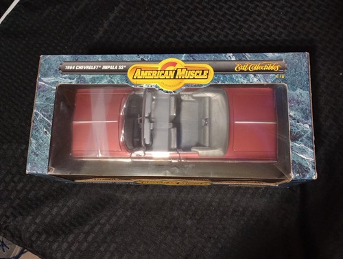 ERTL AMERICAN MUSCLE '64 CHEVROLET IMPALA SS CONVERTIBLE. 1:18 Scale Die Cast. - Picture 5 of 24
