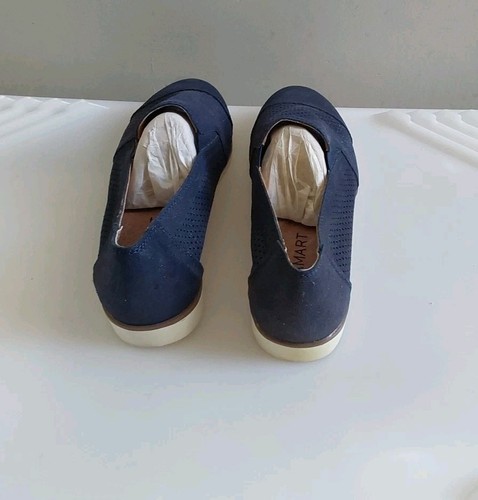 New Damart Womens Mocassin Navy Slip On Shoes Size 6 E EU 39 - Picture 4 of 7