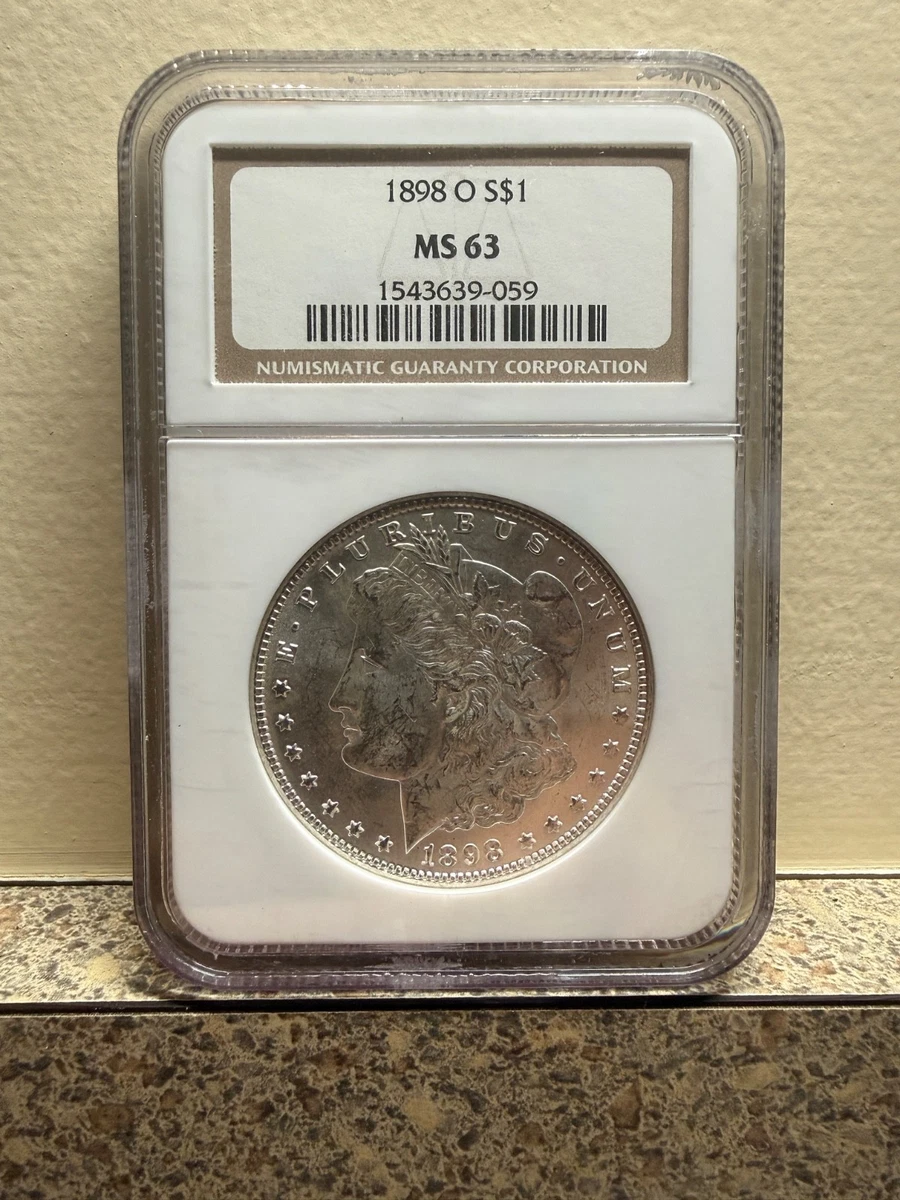 MS 63 Graded 1898 Year Morgan US Dollars (1878-1921) for sale | eBay
