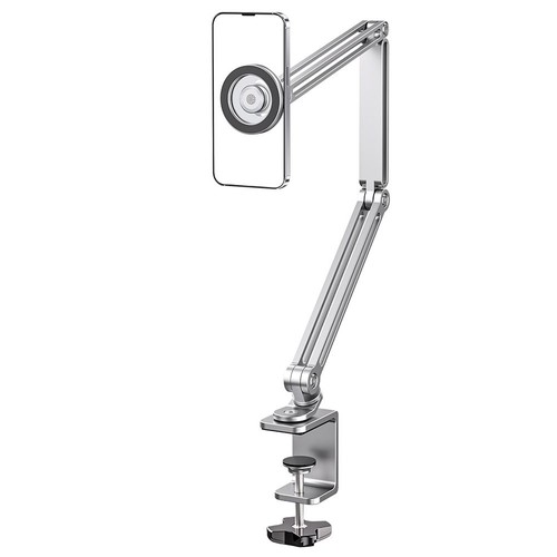 Aluminium Tablet Ständer mit 360 Grad Drehung und rutschfestem magnetischem Hal - Photo 12/14