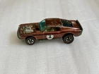 Hot Wheels Redline Boss Hoss Copper Original 1971 HK Car White Interior