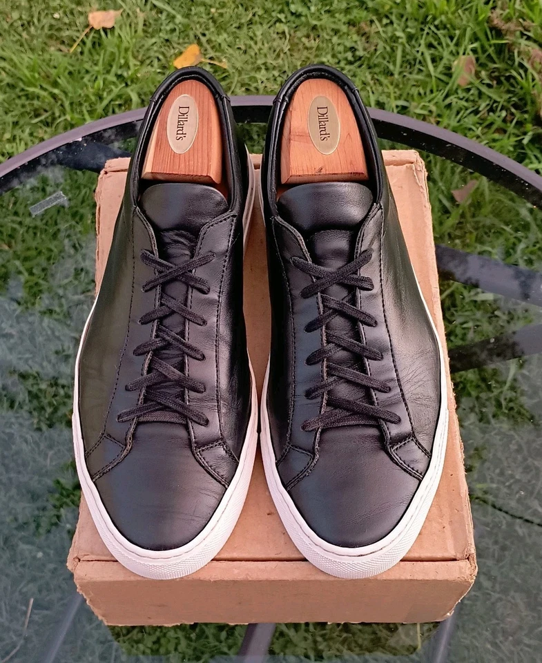 Common Projects Achilles Low Black 43 EU 10/10.5 US Mens 1658 COA EUC $450 - Image 3 of 4