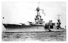 U.S.S. Chester ~ Battleship Postcard COPY #77595