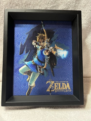 The Legend Of Zelda Hologram 3D Picture Box Nintendo 2016 Game Art (READ) - Picture 2 of 11