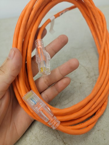 Hubbell NEXTSPEED® Category 6A Patch Cords, Low Diameter, 15 ft., Orange - 第 3/8 張圖片