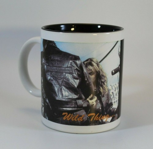 Vintage 1997 Harley-Davidson Wild Thing Coffee Mug Leather Jacket Motorcycle  - Picture 1 of 4