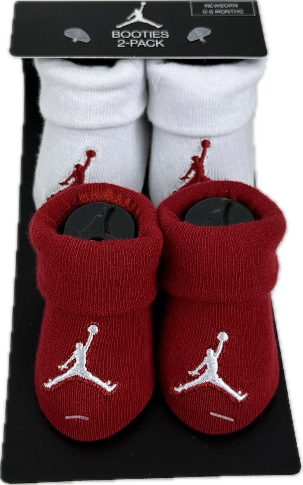 Nike Baby 2 Pk Red White Ankle Cotton Jordan Jumpman Logo Booties Set Sz 0-6 MO
Opens in a new windo