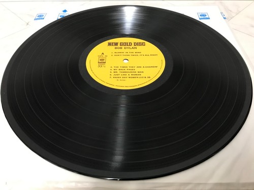 BOB DYLAN / NEW GOLD DISC JAPAN ISSUE LP W/ OBI, INSERT - Picture 5 of 8