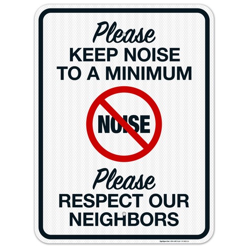 Keep Noise To A Minimum Sign, - Picture 57 of 86