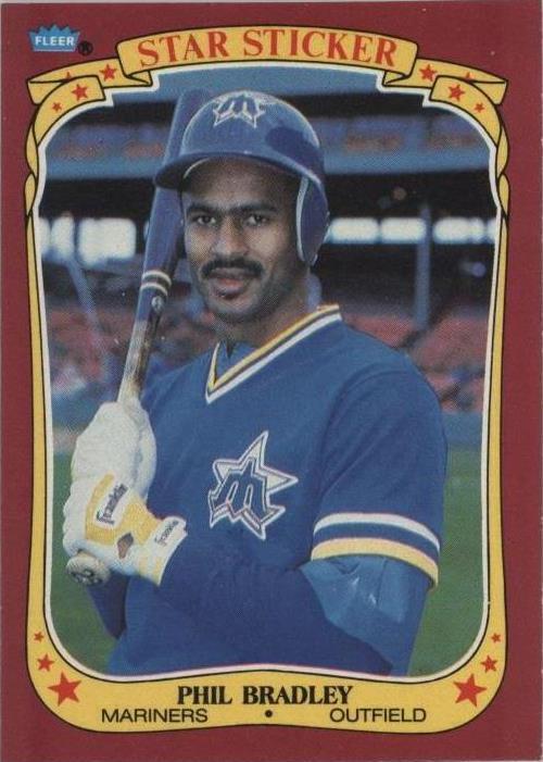 1986 Fleer Star Stickers - Phil Bradley #10 - 1 of 1