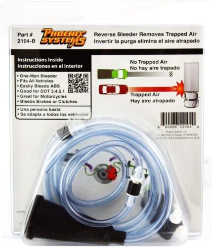 Phoenix Systems (2104-B) V-5 Reverse Brake Bleeder, Light Duty One Person, Fits - Picture 3 of 10