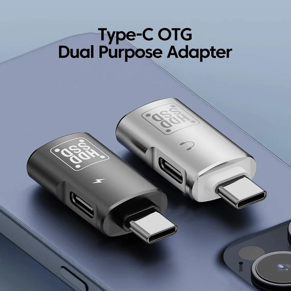 Type C to USB 3.1 U Disk Reader Audio Headphone Converter USB C Fast Charger - Image 2 of 4
