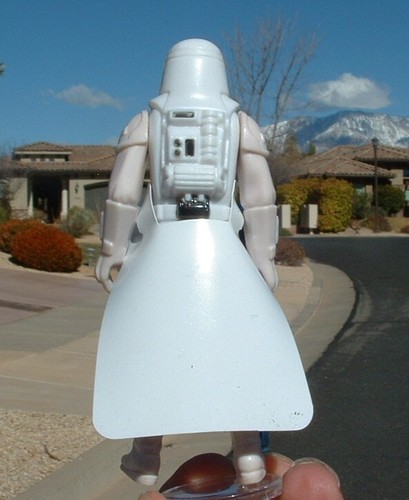 NICE 1980 Hoth Snowtrooper Figure Custom cape &Unpainted WEAPON Vintage Star War - Bild 4 von 4