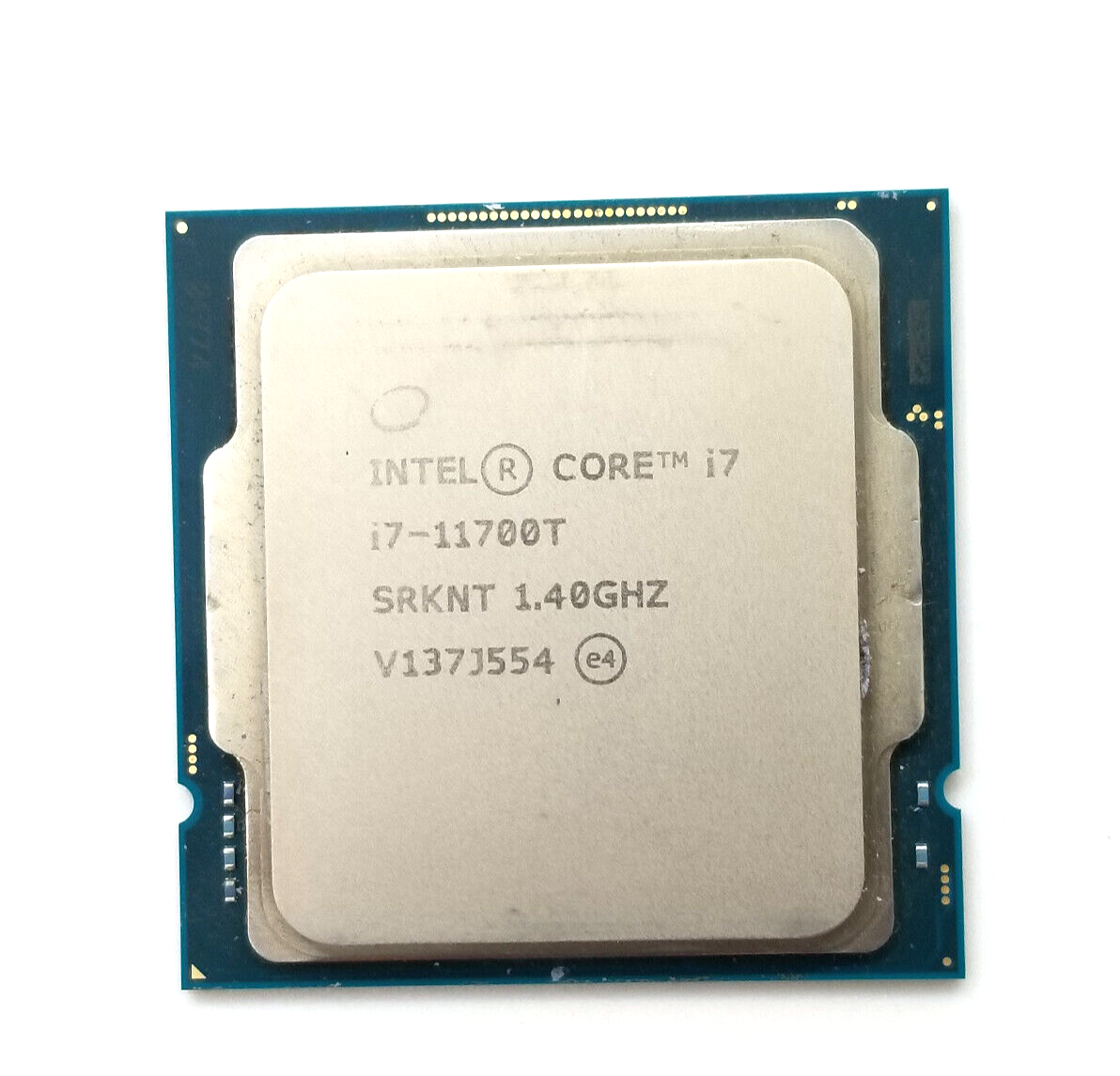CPU Intel Core i7-11700T CPU Intel Core i7-11700T 11th Generation @1.40GHz 8-Core CPU