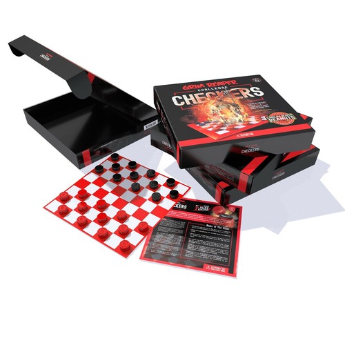 Grim Reaper Challenge Checkers Board Game Worlds Hottest Carolina Reaper Peanuts - Picture 5 of 5